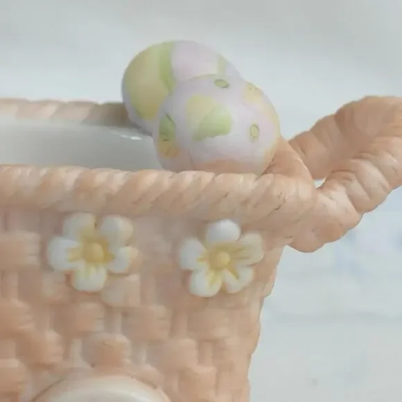 PartyLite Wagon Only Bertie & Bea Easter Bunny Rabbit Candle Holder P7329 In Box - Picture 9 of 13